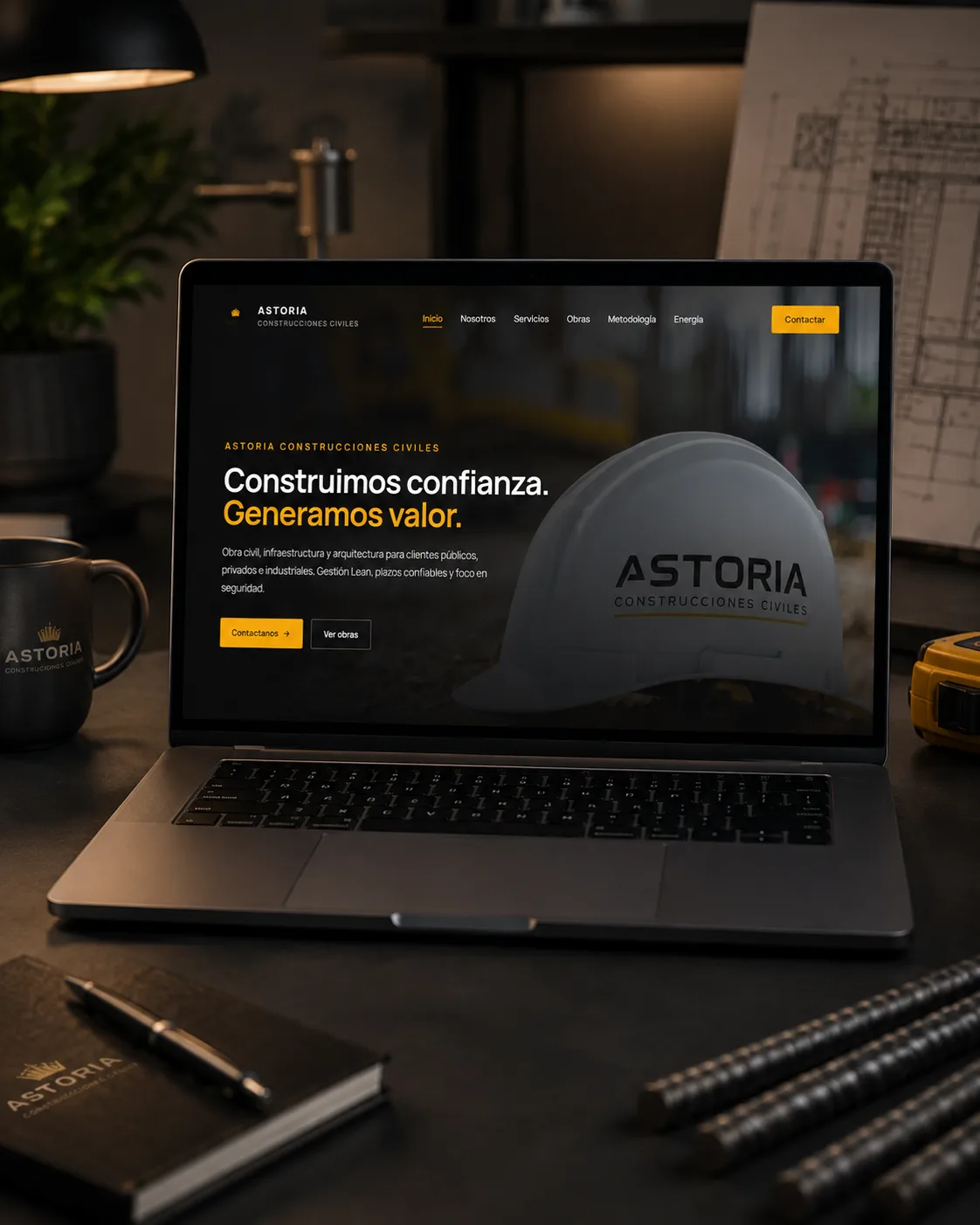 Presentación visual del proyecto Astoria