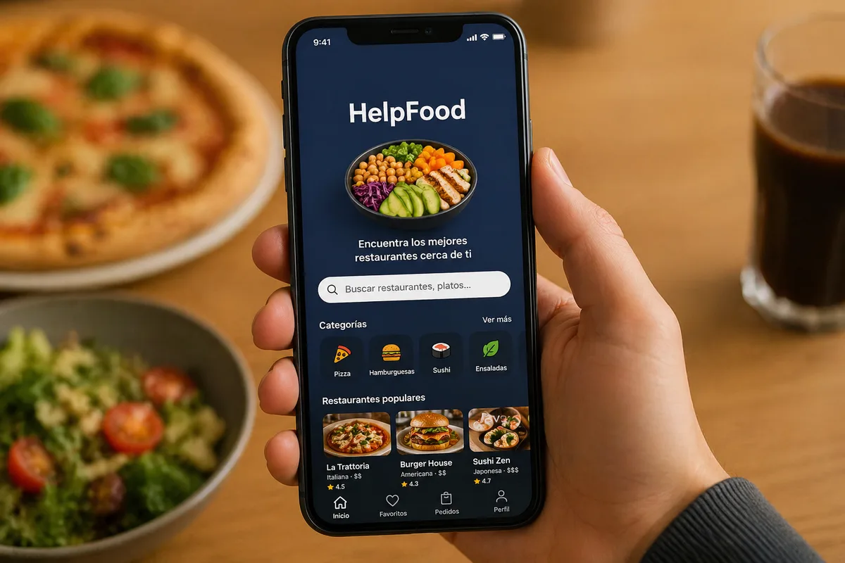 Presentación visual del proyecto HelpFood
