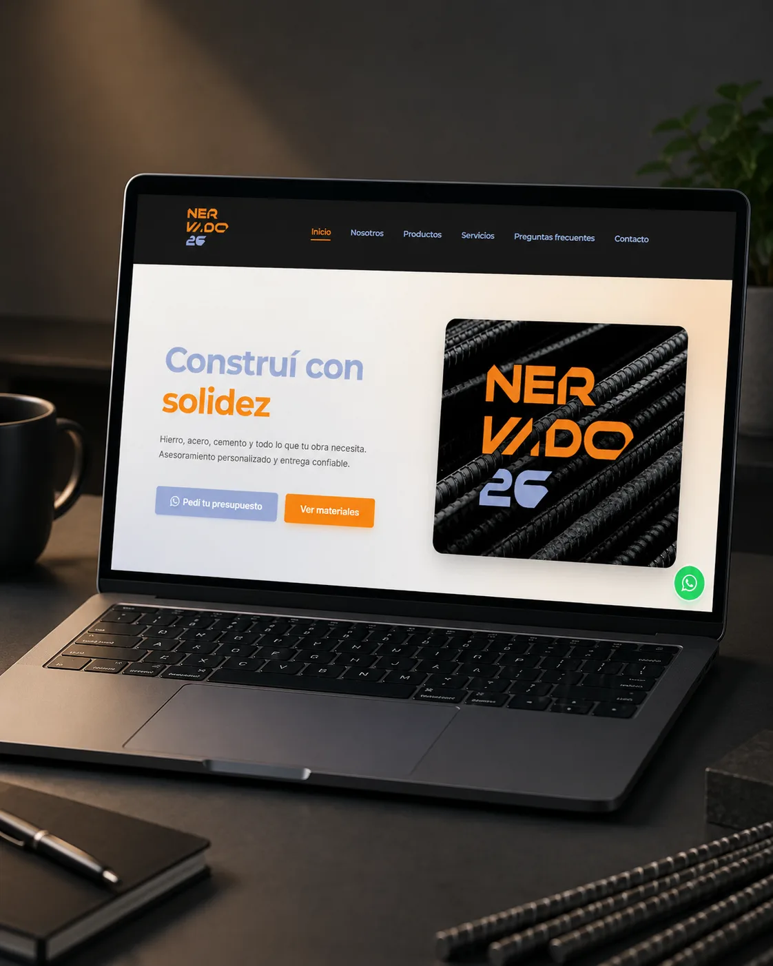 Presentación visual del proyecto Nervado 26