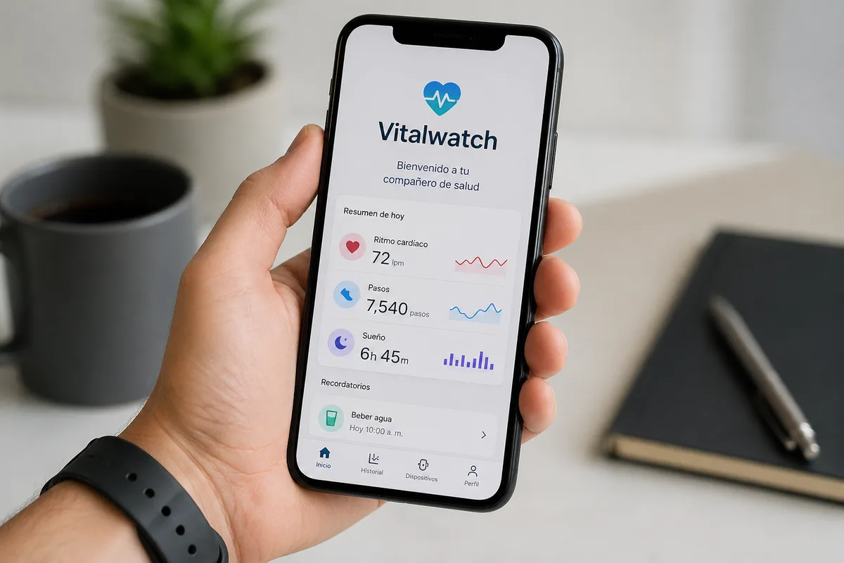 Presentación visual del proyecto VitalWatch